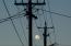 Power Lines w/ moon